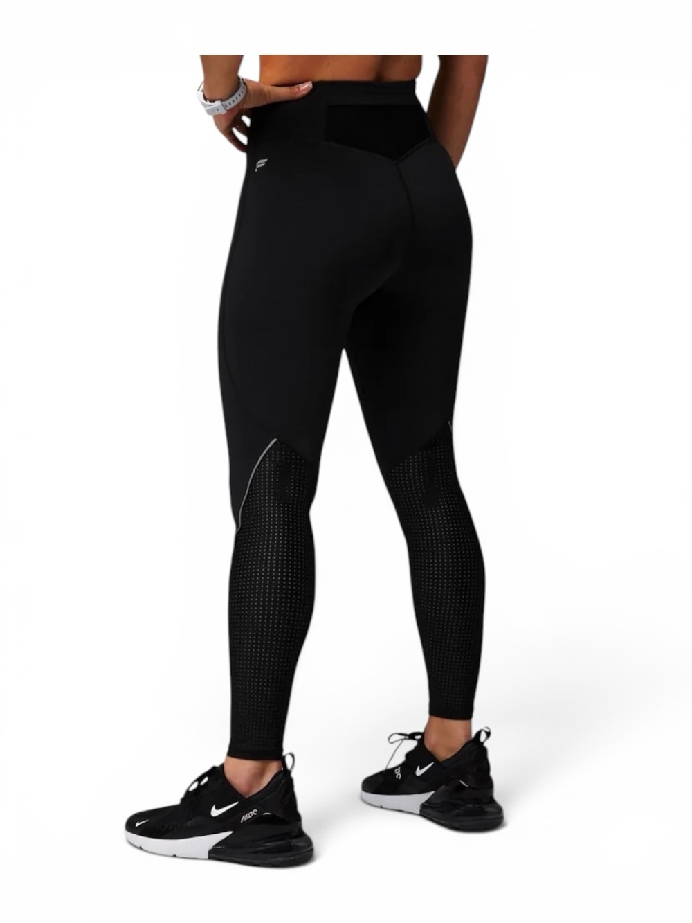 Fabletics Stride 9 Motion365+ High-Waisted Leggings Black Small